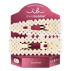 CLIPSTAR PREMIUM Just Pearlfect - Hårklämmor, INVISIBOBBLE