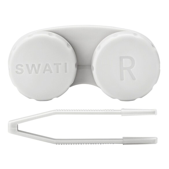 Lens Case & Tweezers - Set, SWATI COSMETICS