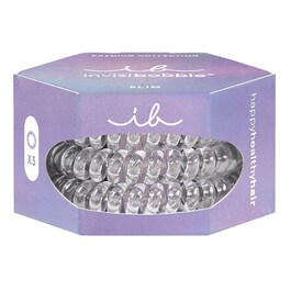 Slim Premium  Crystal clear Hair Scrunchies