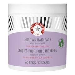 Ingrown Hair Pads - Komposterbara pads för inåtväxande hårstrån x 60, FIRST AID BEAUTY