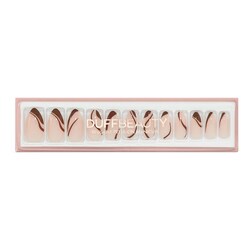 Reusable Press-On Manicure - Cappuccino Swirl