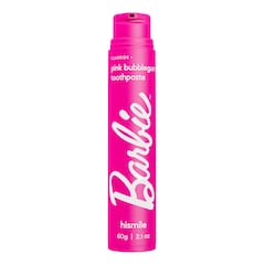 Fluorid+ - Tandkräm Barbie Rosa Bubbelgum, HISMILE