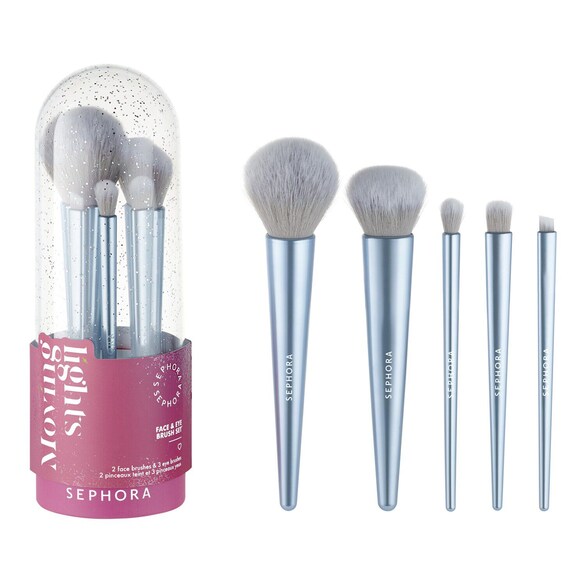 Moving Lights - Ett set med borstar för hy och ögon, SEPHORA COLLECTION