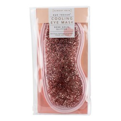 Rose Gold Glitter - Cooling Eye Mask