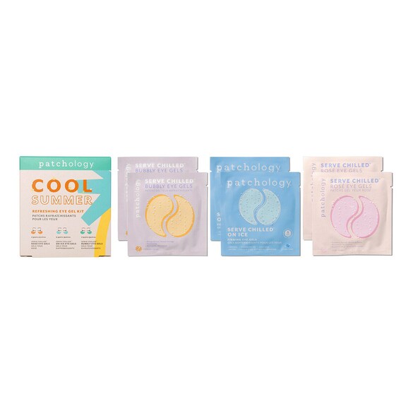 Cool Summer Refreshing Eye Gel Kit -Upppiggande ögonmasker, PATCHOLOGY