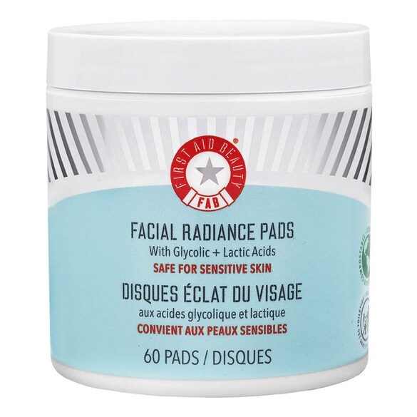 Facial Radiance Pads - with Glycolic + Lactic Acids, FIRST AID BEAUTY