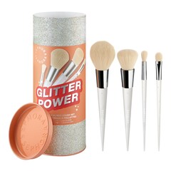 Glitter Power Brush Set - Set med 4 penslar/borstar för ögon och ansikte, SEPHORA COLLECTION