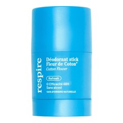 Deodorant Stick Cotton Flower - 48 timmars verkan, RESPIRE