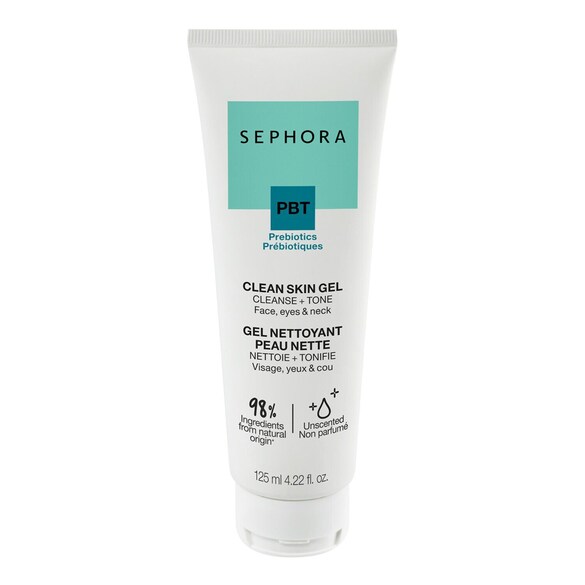 Clean skin gel - oparfymerad ansiktsrengöring med prebiotika, SEPHORA COLLECTION