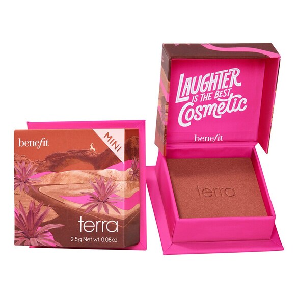 Terra WANDERful World Blush Powder – reseförpackning mini, BENEFIT COSMETICS