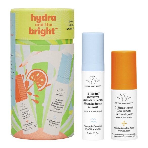 Hydra and the bright™ - Set med 2 serum i reseformat, DRUNK ELEPHANT