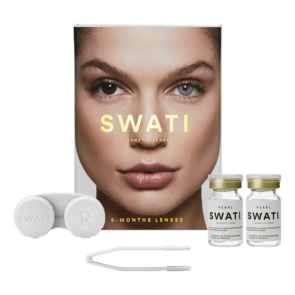 6 Month Cosmetic Lenses - Pearl, SWATI COSMETICS