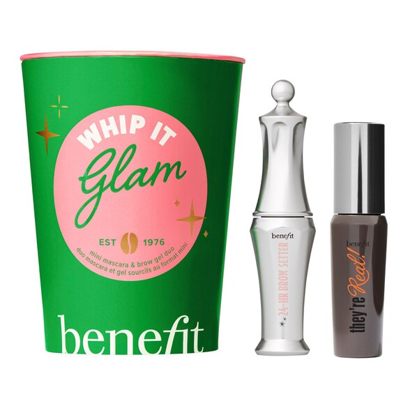 Whip It Glam - Mini Mascara & Brow Duo Christmas Beauty Set, BENEFIT COSMETICS