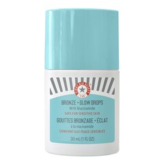 Bronze + Glow Drop - Droppar för solbränna + Lyster från niacinamid, FIRST AID BEAUTY