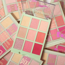 Pixi + Hello Kitty Chrome Glow Palette - Multi-use face palette