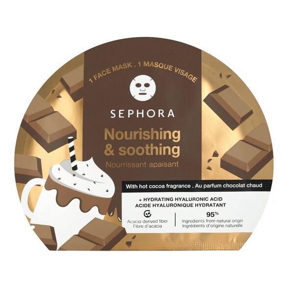 Lugnande & närande ansiktsmask – Doft av choklad , SEPHORA COLLECTION