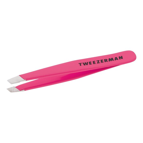 Mini Slant Pincett - Slant Mini Pincett, Neonrosa, Tweezerman