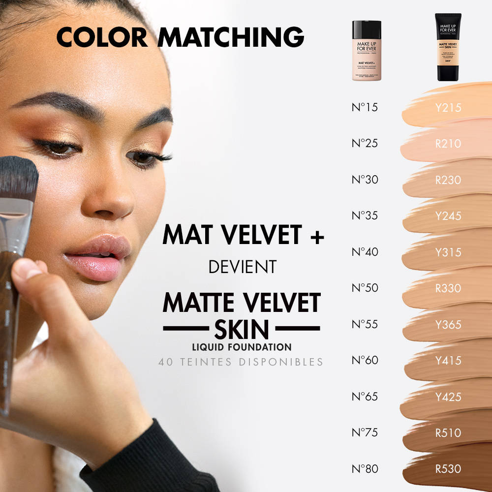 Matte Velvet Skin Fluid Foundation MAKE UP FOR EVER ≡ SEPHORA