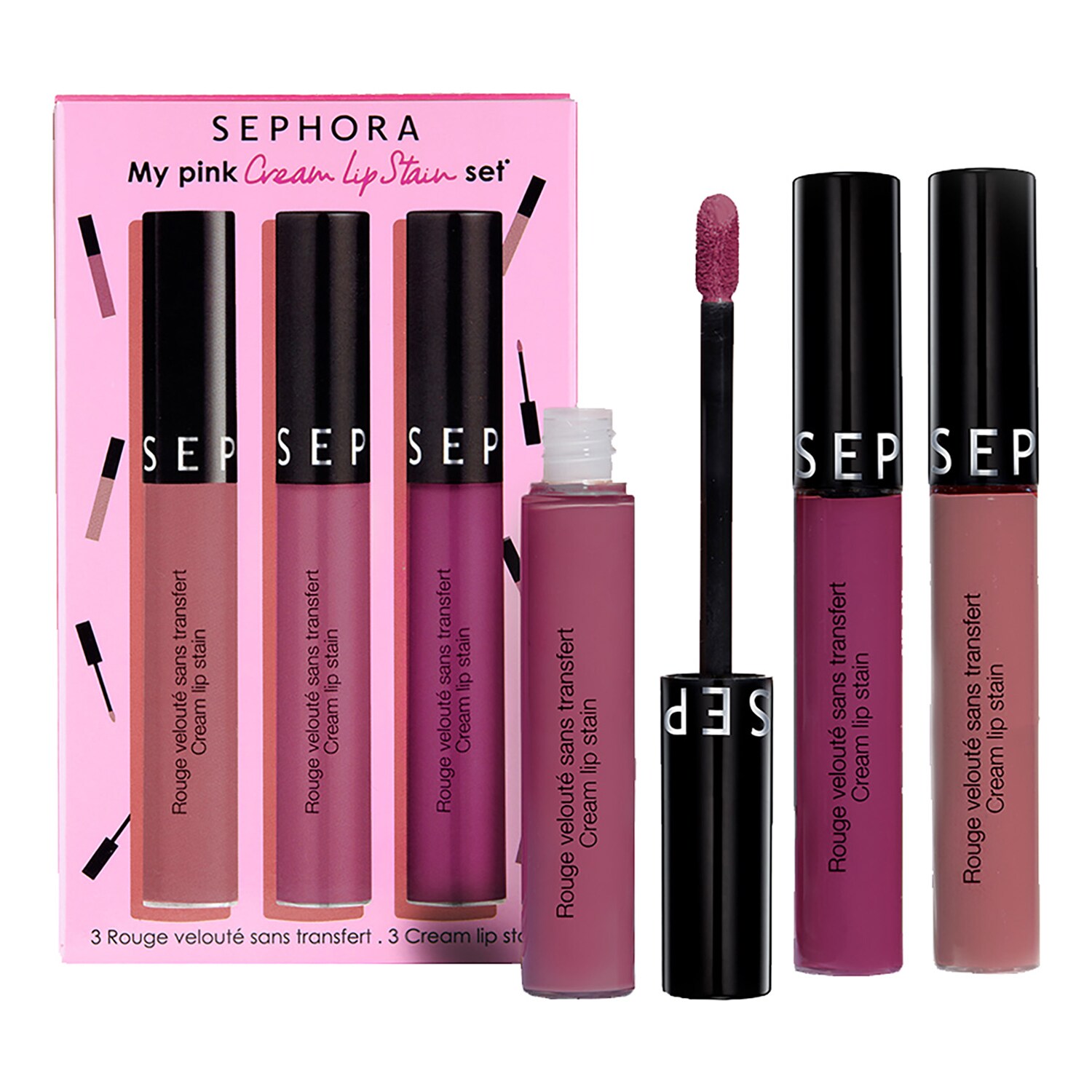 My Pink Cream Lip Stain Set Sephora
